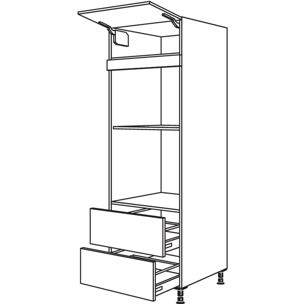 Nobilia Geraete-Umbau Backofen und Dampfgarer - Kompaktgeraet GDKO2A-1 25509