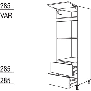 Nobilia Geraete-Umbau Backofen und Dampfgarer - Kompaktgeraet GDKO2A-1 25509