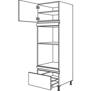 Nobilia Geraete-Umbau Backofen und Dampfgarer - Kompaktgeraet NGODKA-2 35554