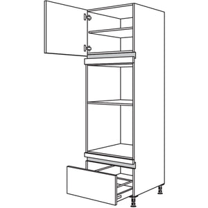 Nobilia Geraete-Umbau Backofen und Dampfgarer - Kompaktgeraet NGODKA-3 45554