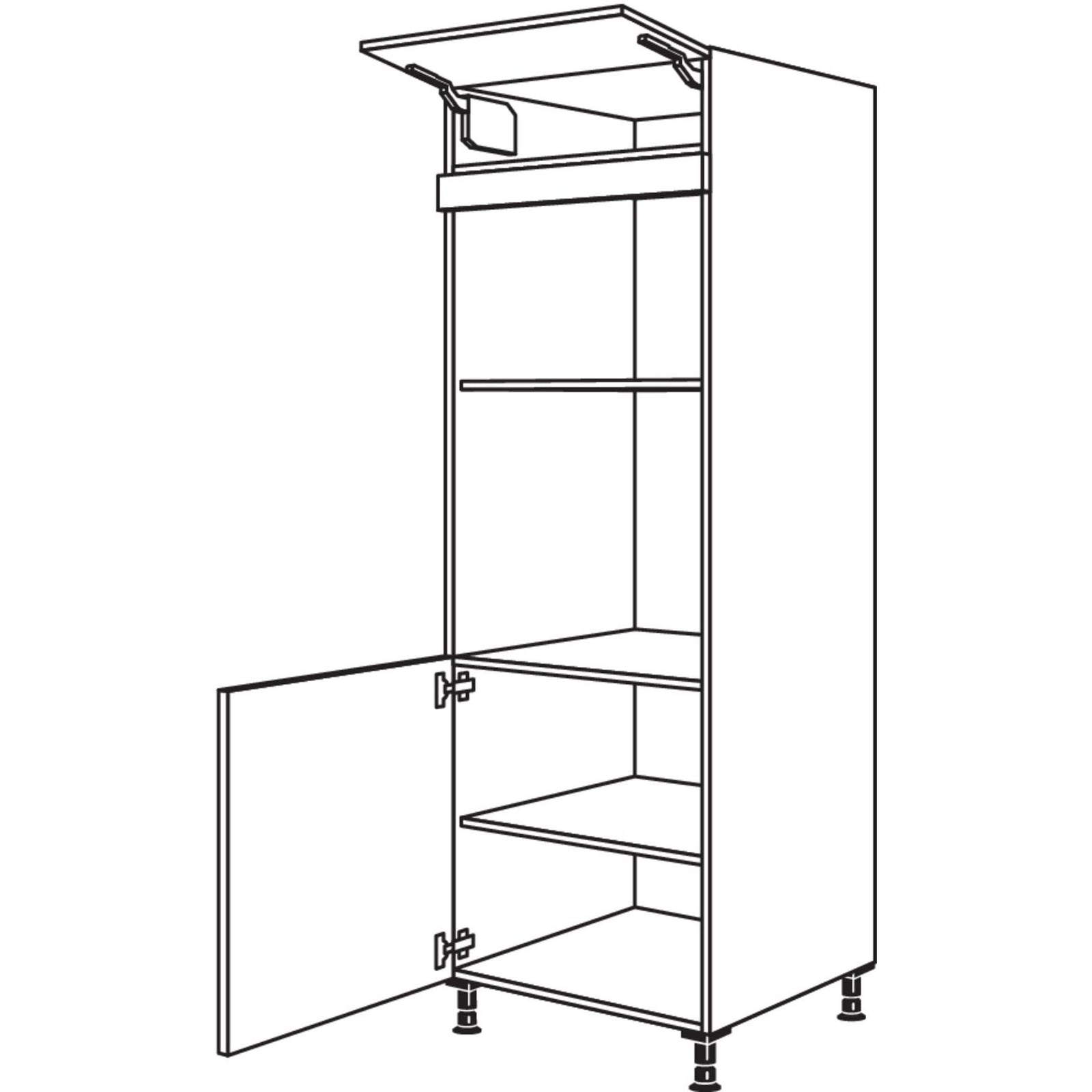 nobilia apparaatombouw oven en magnetron GDMO-1 60 cm