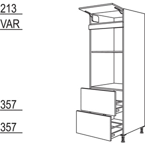 Nobilia Geraete-Umbau Backofen und Mikrowelle GDMO2A-1 26502