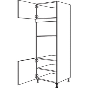 Nobilia Geraete-Umbau Backofen und Mikrowelle GMO-2 35537
