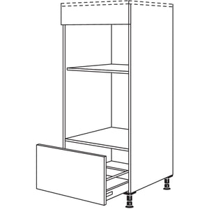 Nobilia Geraete-Umbau Backofen und Mikrowelle GMO 25520