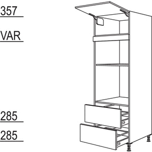 Nobilia Geraete-Umbau Backofen und Mikrowelle GMO2A-1 25503