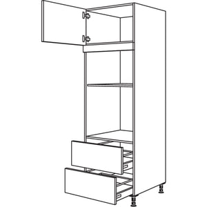 Nobilia Geraete-Umbau Backofen und Mikrowelle GMO2A-2 35503