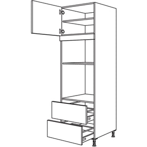 Nobilia Geraete-Umbau Backofen und Mikrowelle GMO2A-3 43503