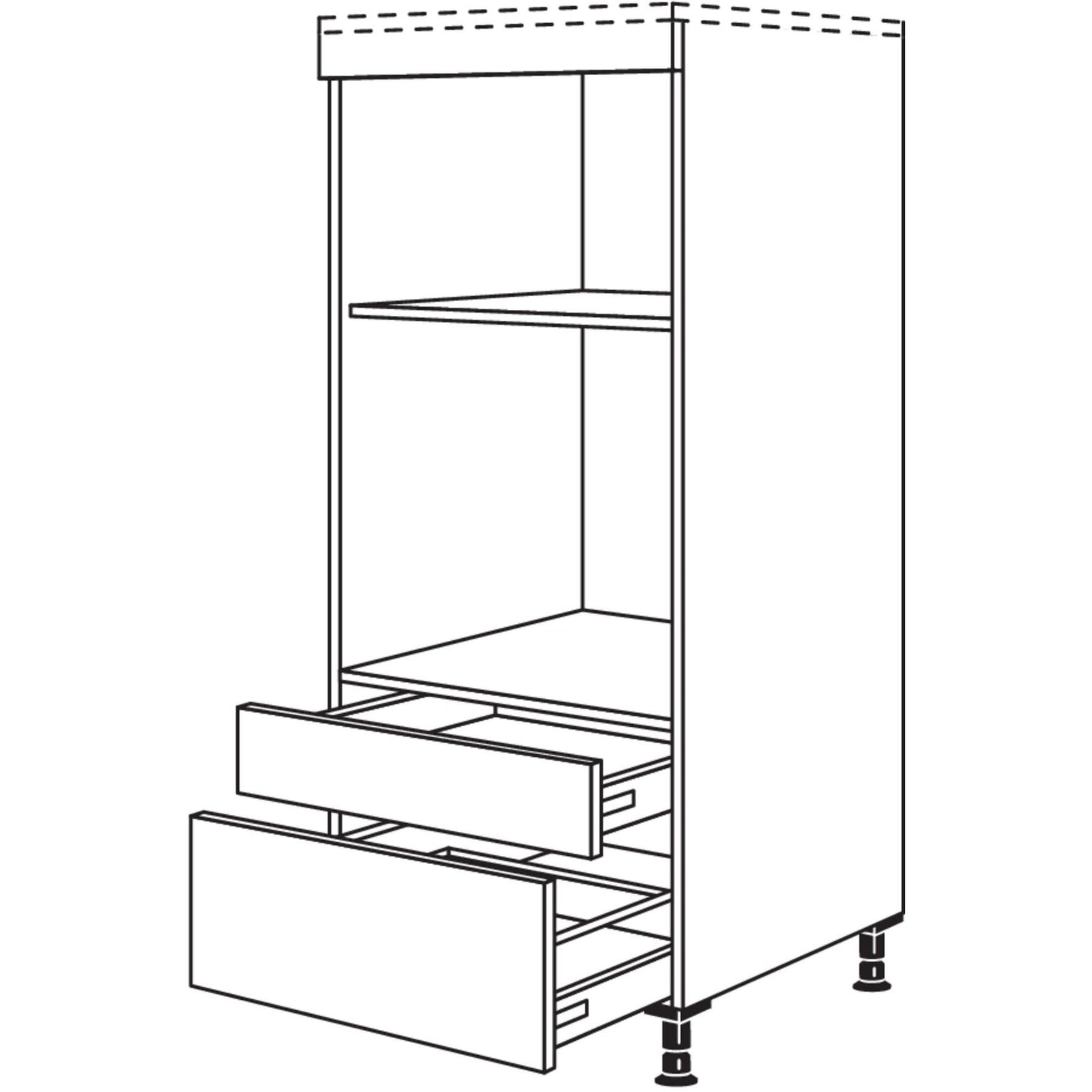 nobilia Conversión de electrodomésticos Horno y microondas GMOSA 60 cm