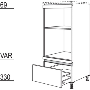 Nobilia Geraete-Umbau Backofen und Mikrowelle NGMOA 41360