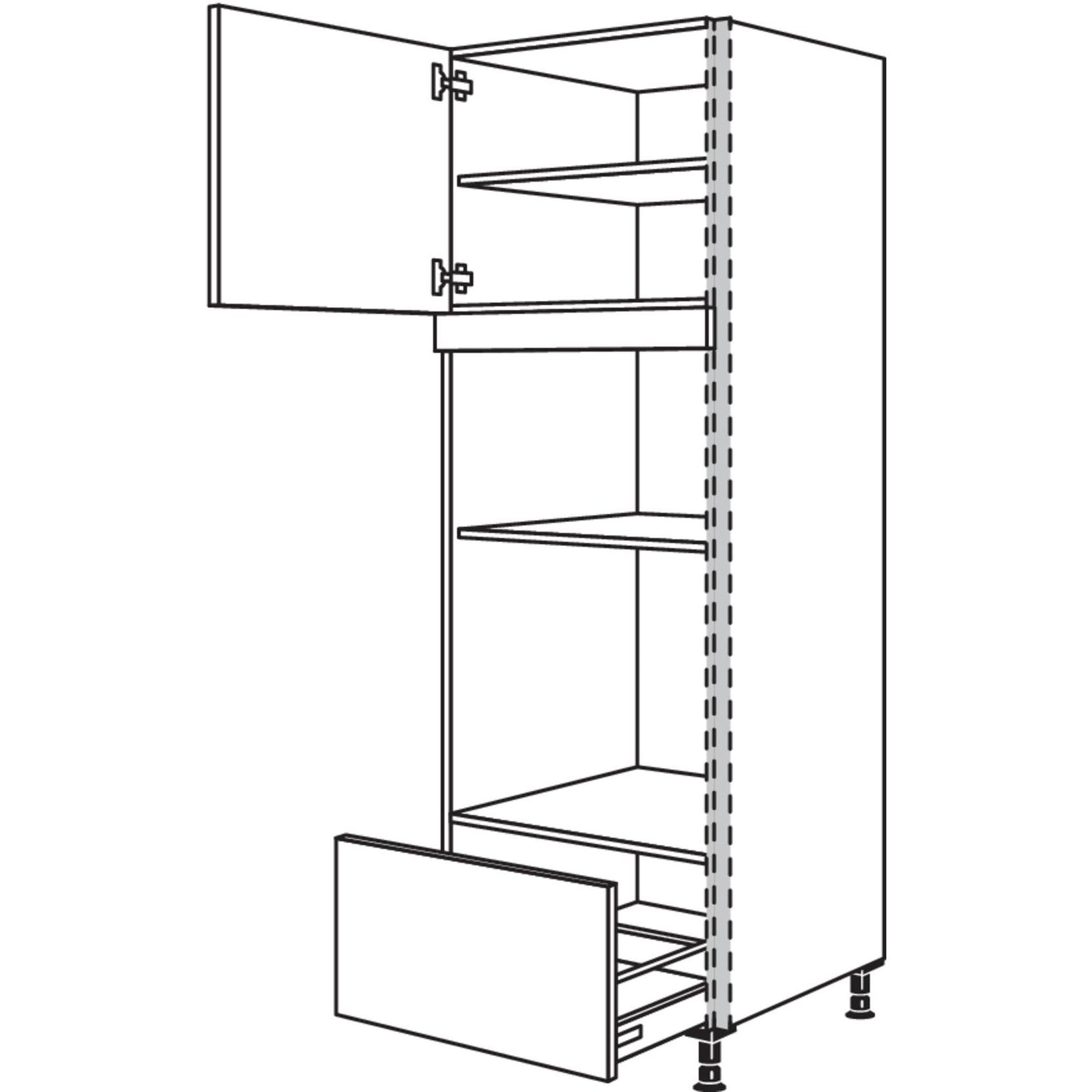 nobilia appliance conversion oven and microwave NGSMOA-1 60 cm