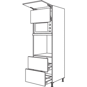 Nobilia Geraete-Umbau Backofen und Mikrowelle mit Lifttuer GDLO2A-3 44535