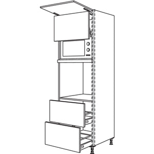 Nobilia Geraete-Umbau Backofen und Mikrowelle mit Lifttuer NGSLO2A-3 52596