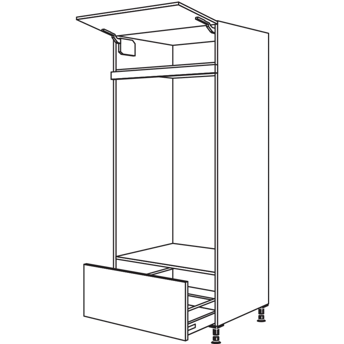 Nobilia Geraete-Umbau Doppel-Backofen GDAODA76-1 21611