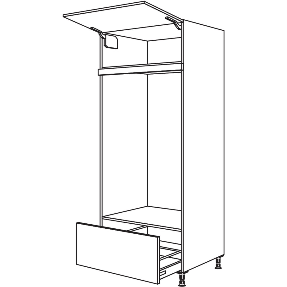 Nobilia Geraete-Umbau Doppel-Backofen GDAODA76-2 35611