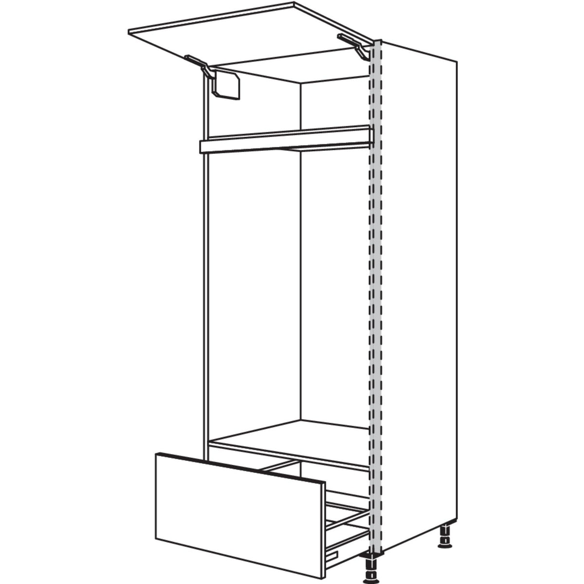 Nobilia Geraete-Umbau Doppel-Backofen NGSDAODA76-2 37699