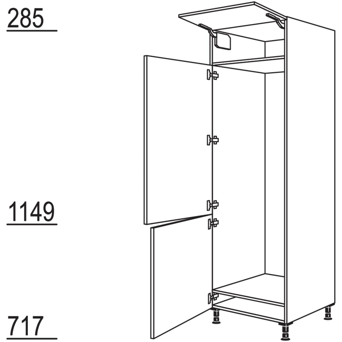 Nobilia Geraete-Umbau GD178-3 44673