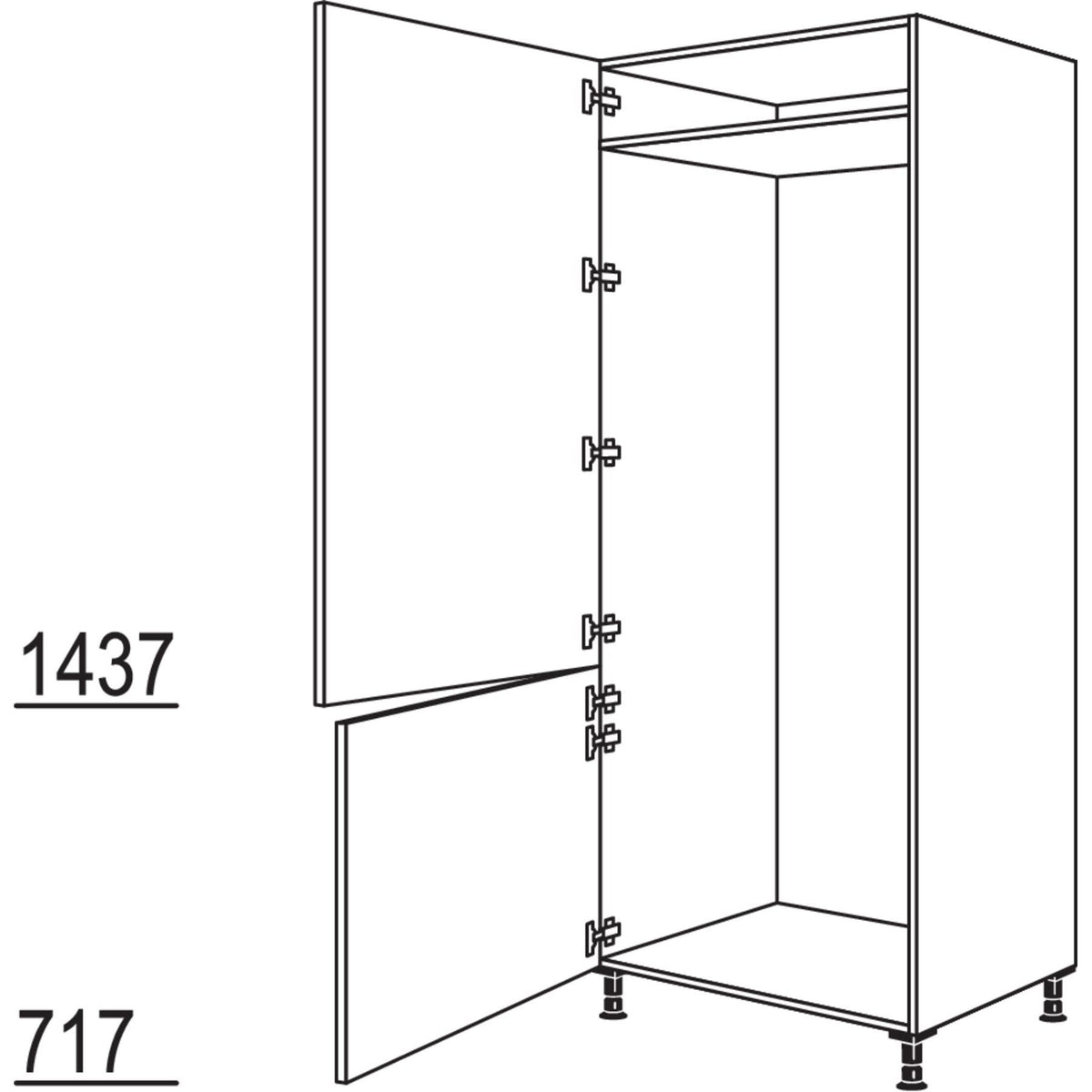 Nobilia Geraete-Umbau GD194-76-3 43602