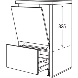 Nobilia Geraete-Umbau Geschirrspueler in 450 - 600 mm Breite mit Wangen- 50 mm stark GMGSW5055 50542