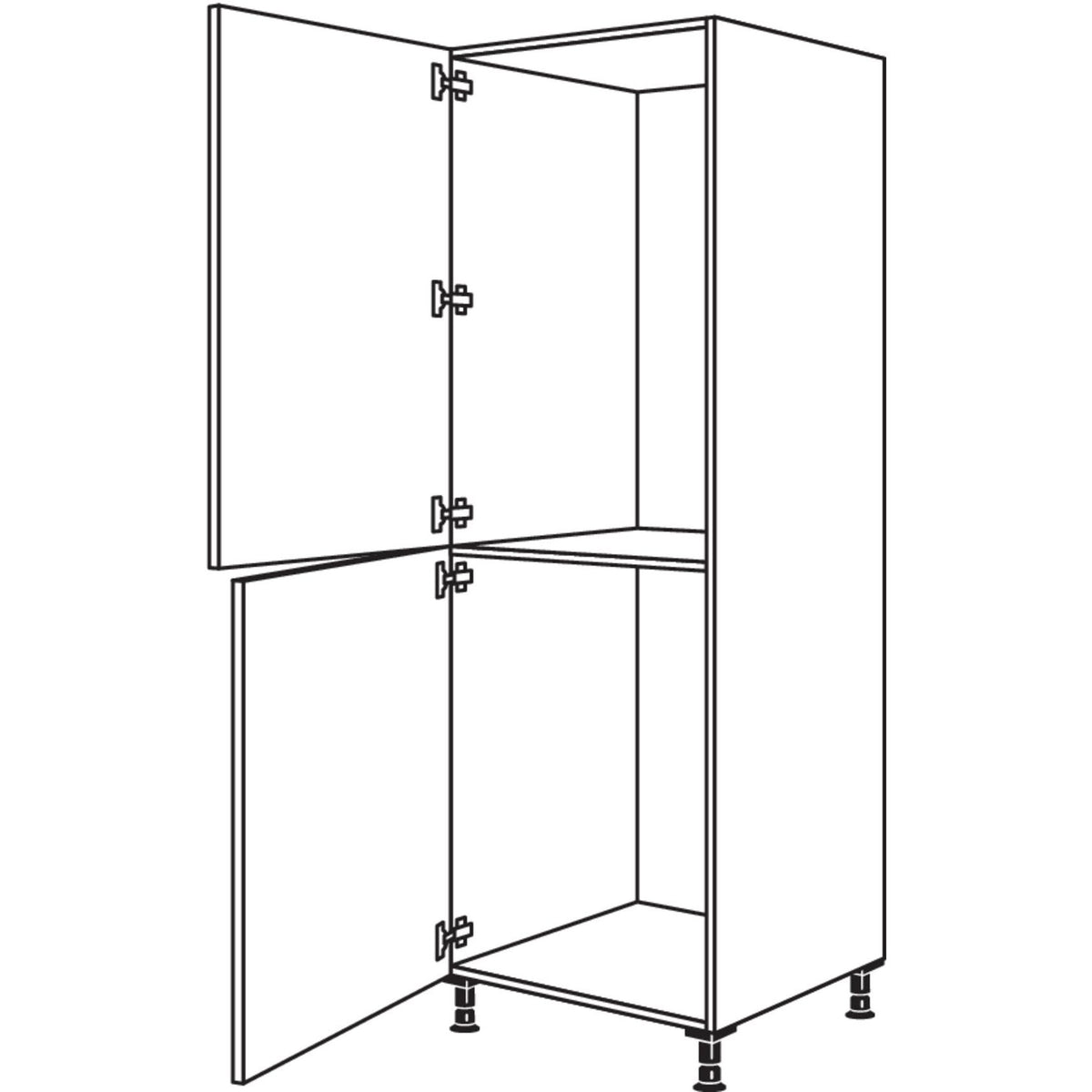 Nobilia Geraete-Umbau Kuehl- und Gefrierautomat G88-88-1 24634