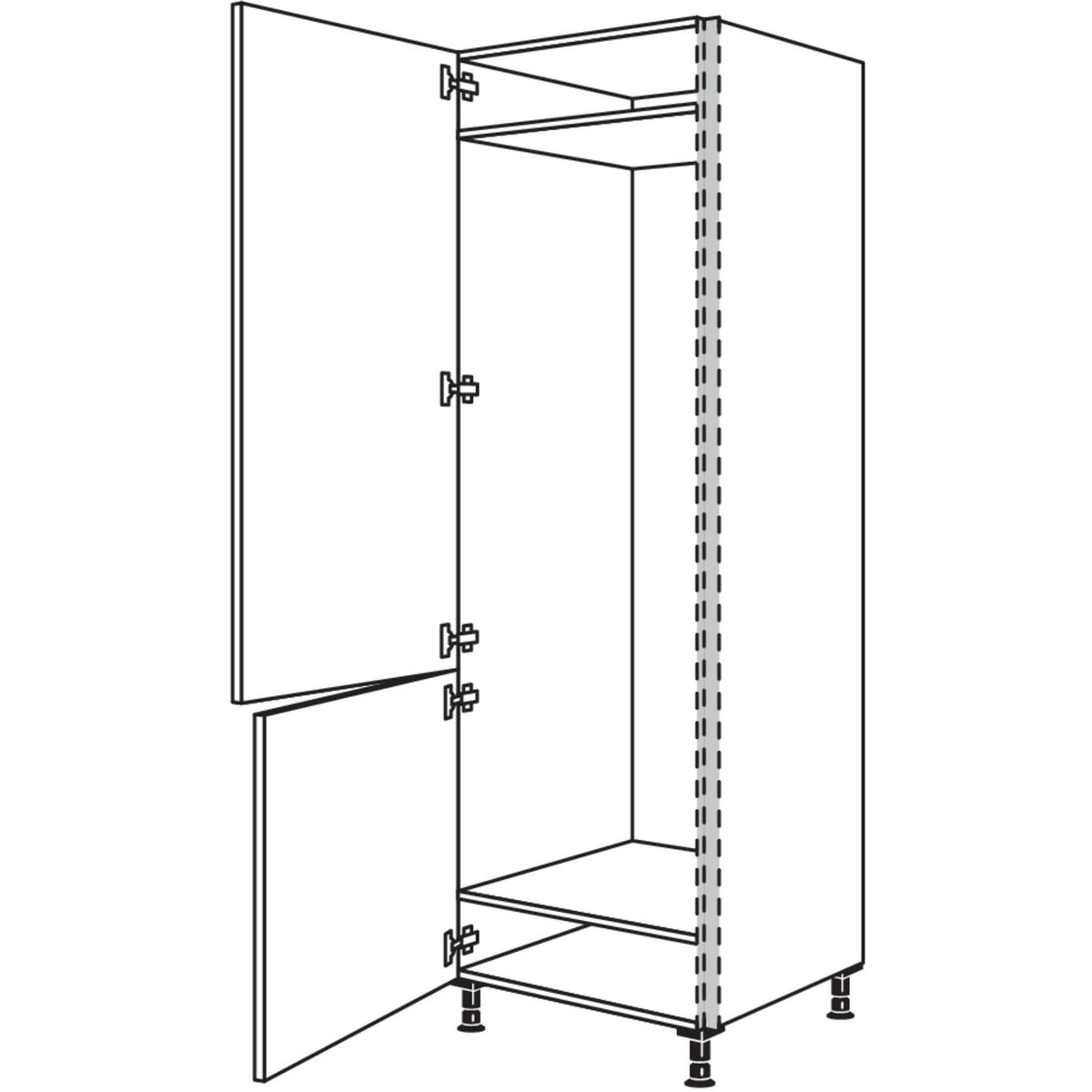 Nobilia Geraete-Umbau Kuehl- und Gefrierautomat NGS194-3 53965
