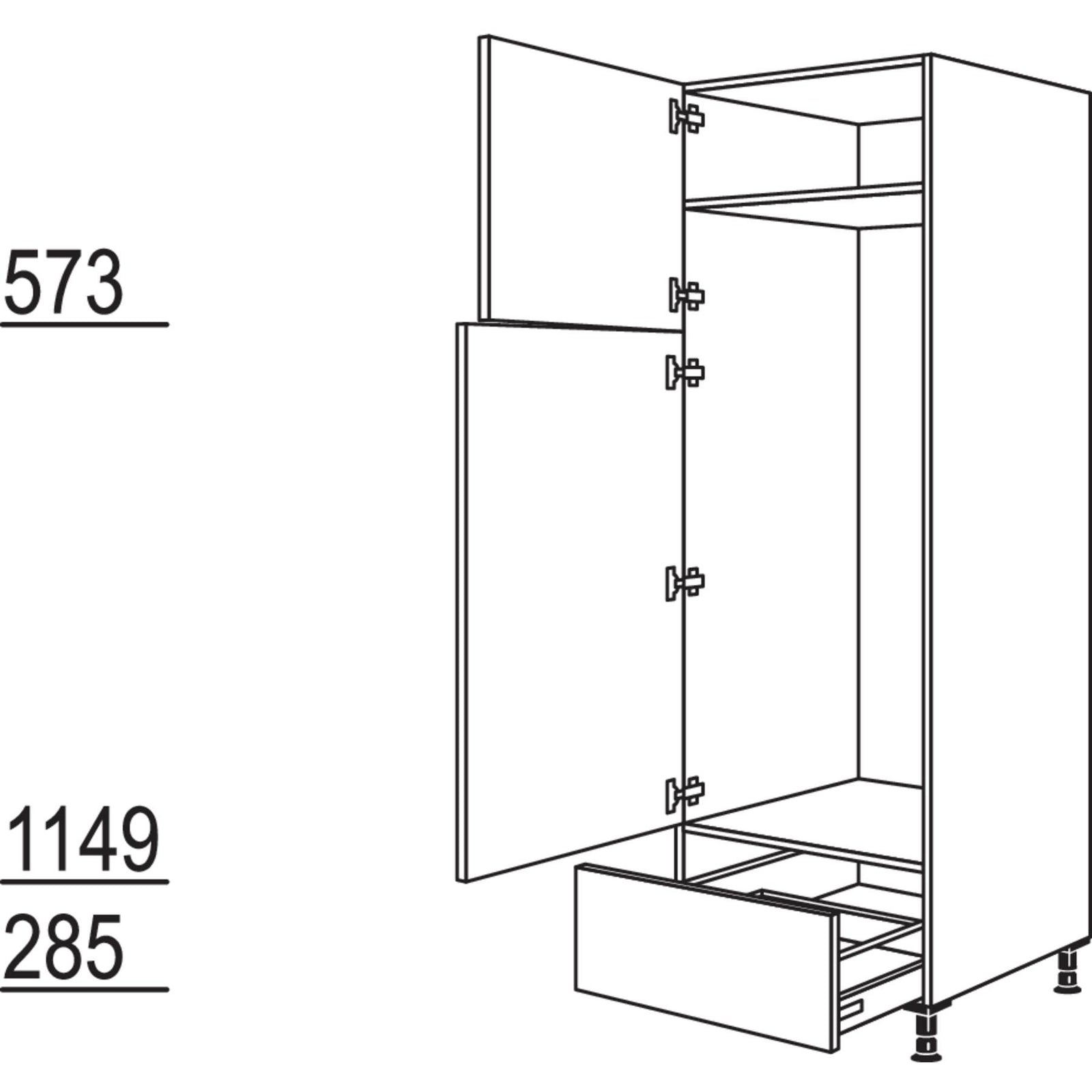 Nobilia Geraete-Umbau Kuehl-Gefrierautomat G145A-1 22670