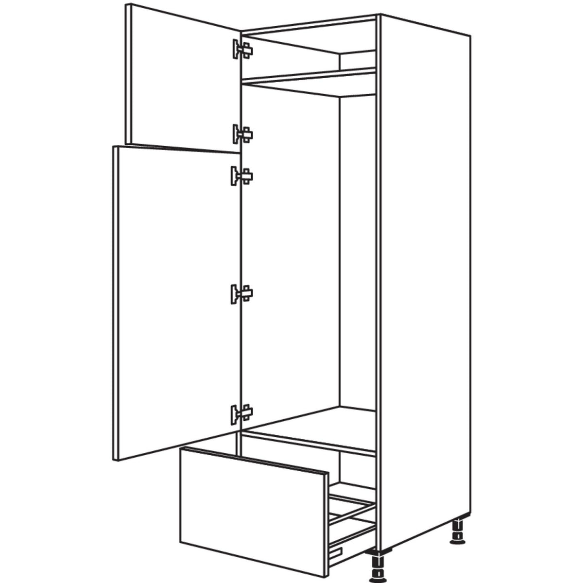 Nobilia Geraete-Umbau Kuehl-Gefrierautomat GD145A-1 22671