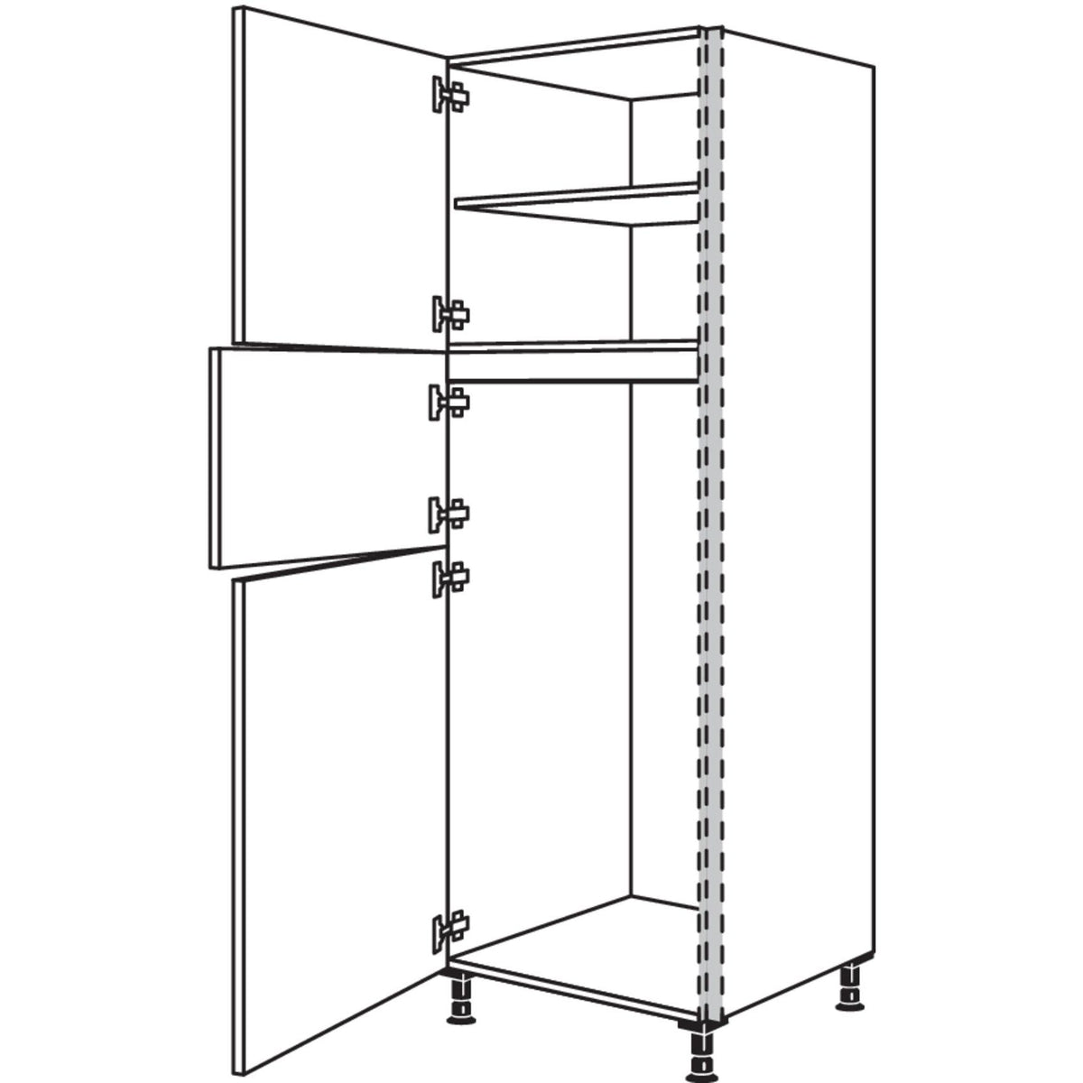 Nobilia Geraete-Umbau Kuehl-Gefrierautomat NGS123G-1 22956