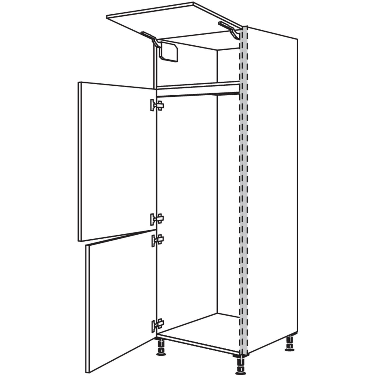 Nobilia Geraete-Umbau Kuehl-Gefrierautomat NGS145-1 22959