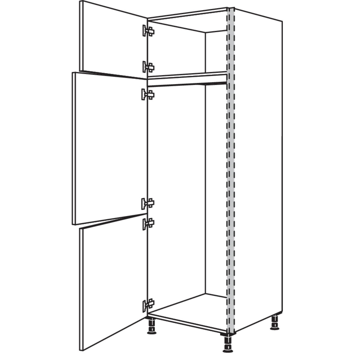 Nobilia Geraete-Umbau Kuehl-Gefrierautomat NGS145-2 31959