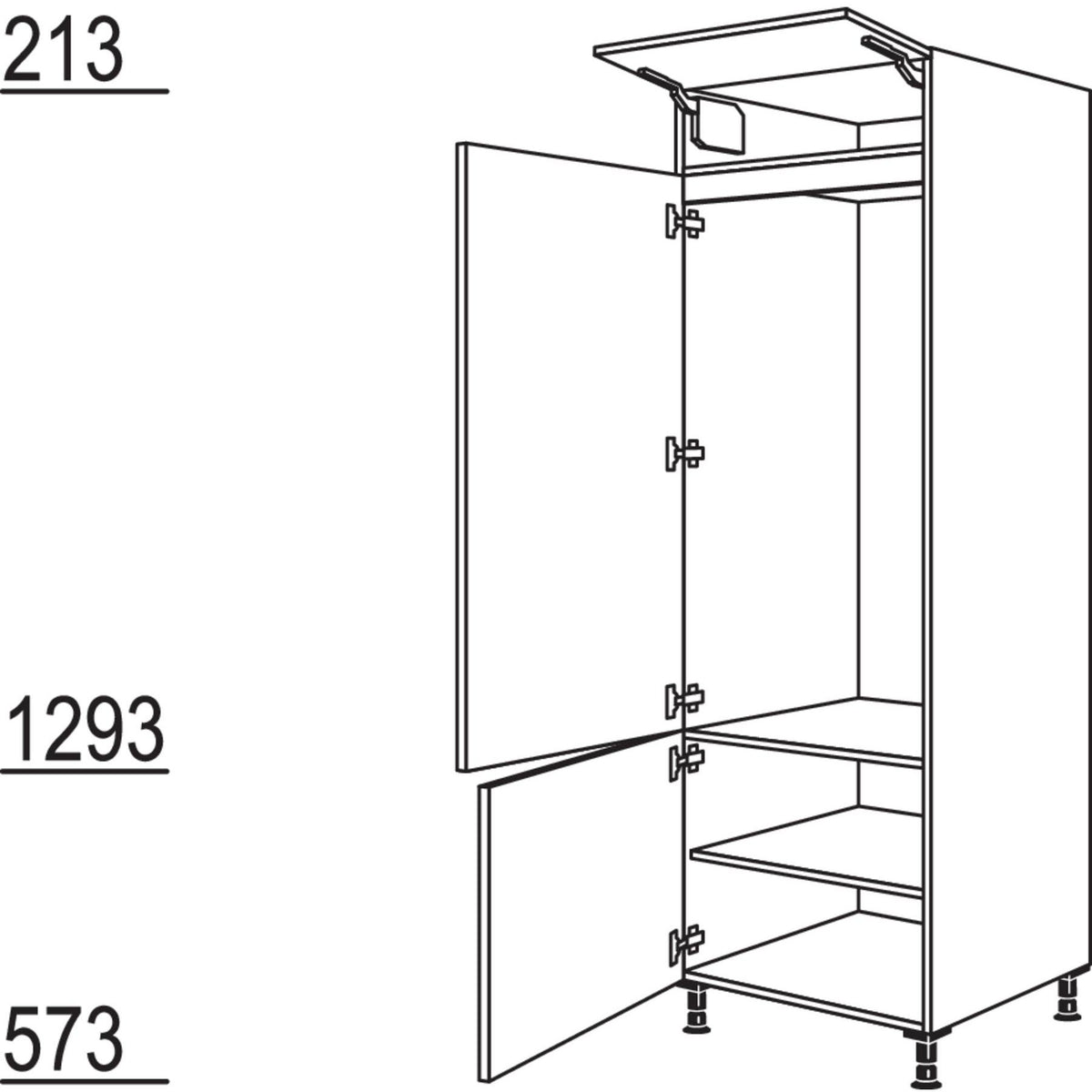 Nobilia Geräte-Umbau Kühlautomat G123-2 34650