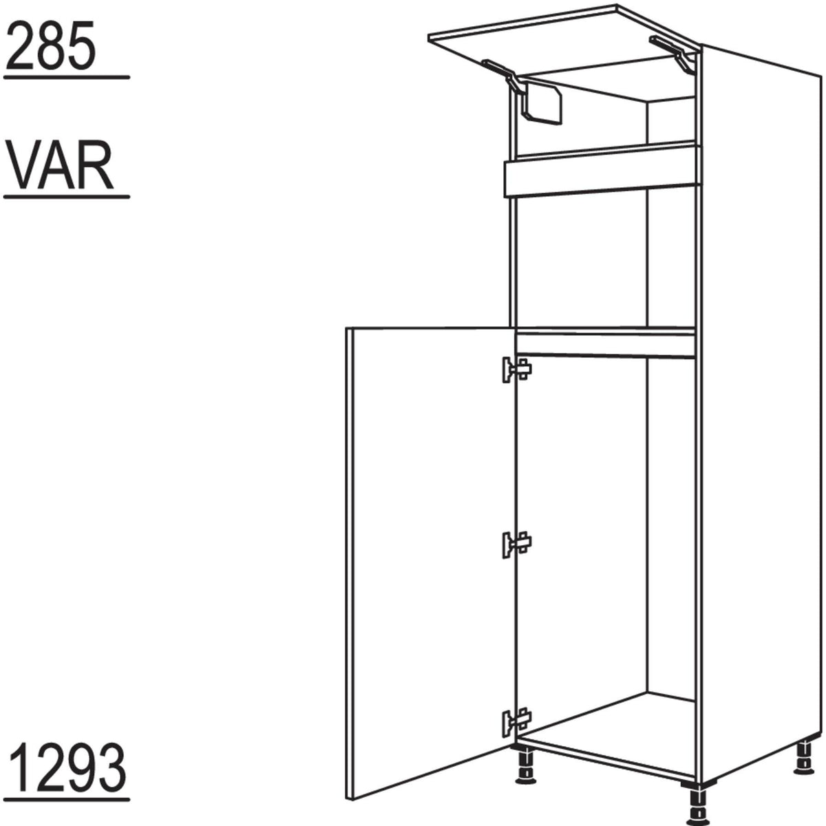 Nobilia Geräte-Umbau Kühlautomat G123M-2 34661