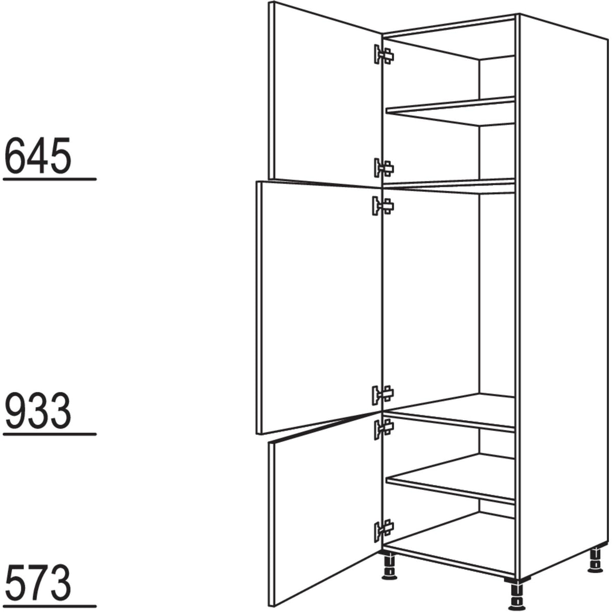 Nobilia Geräte-Umbau Kühlautomat G88-3 44620