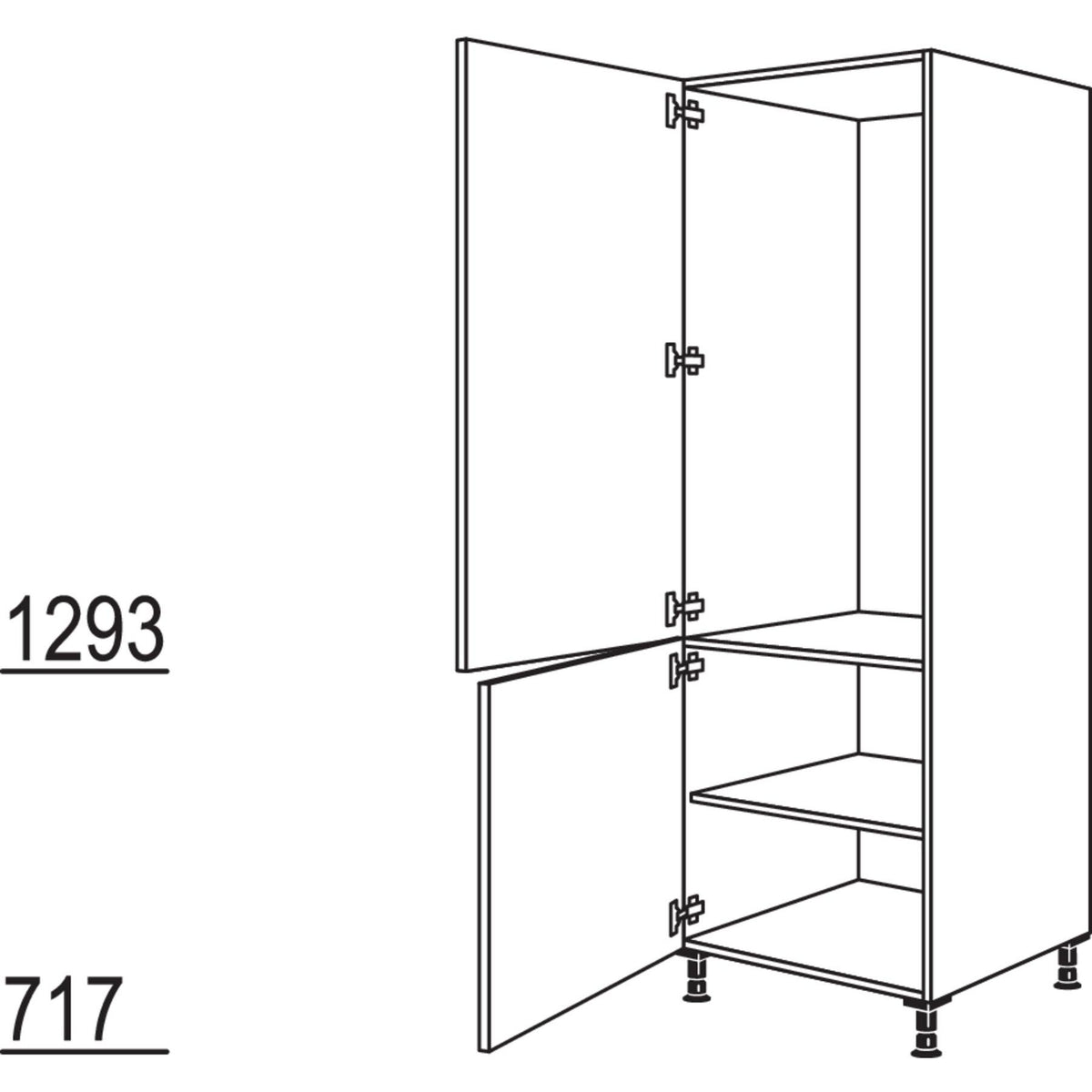 Nobilia Geraete-Umbau Kuehlautomat GD103-1 24641
