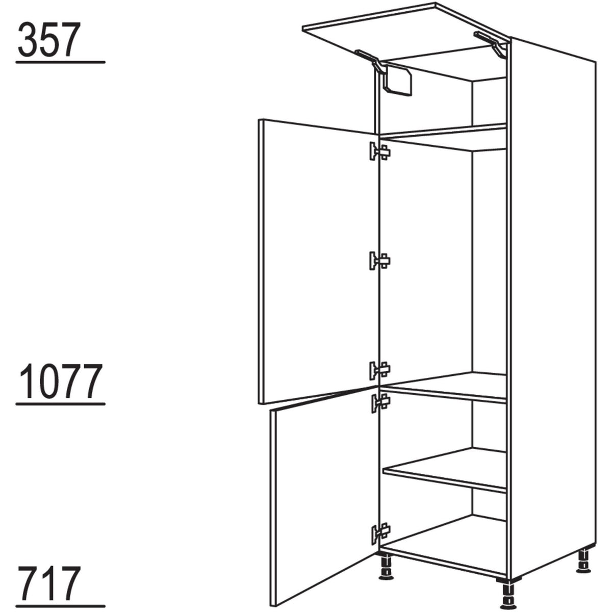 Nobilia Geraete-Umbau Kuehlautomat GD103-3 44641