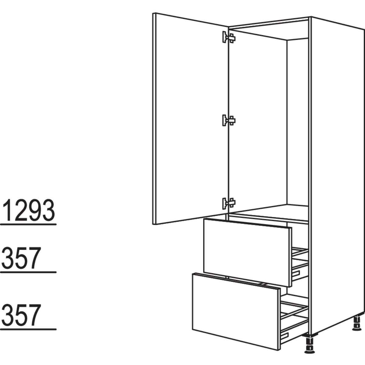 Nobilia Geraete-Umbau Kuehlautomat GD1032A-1 23644