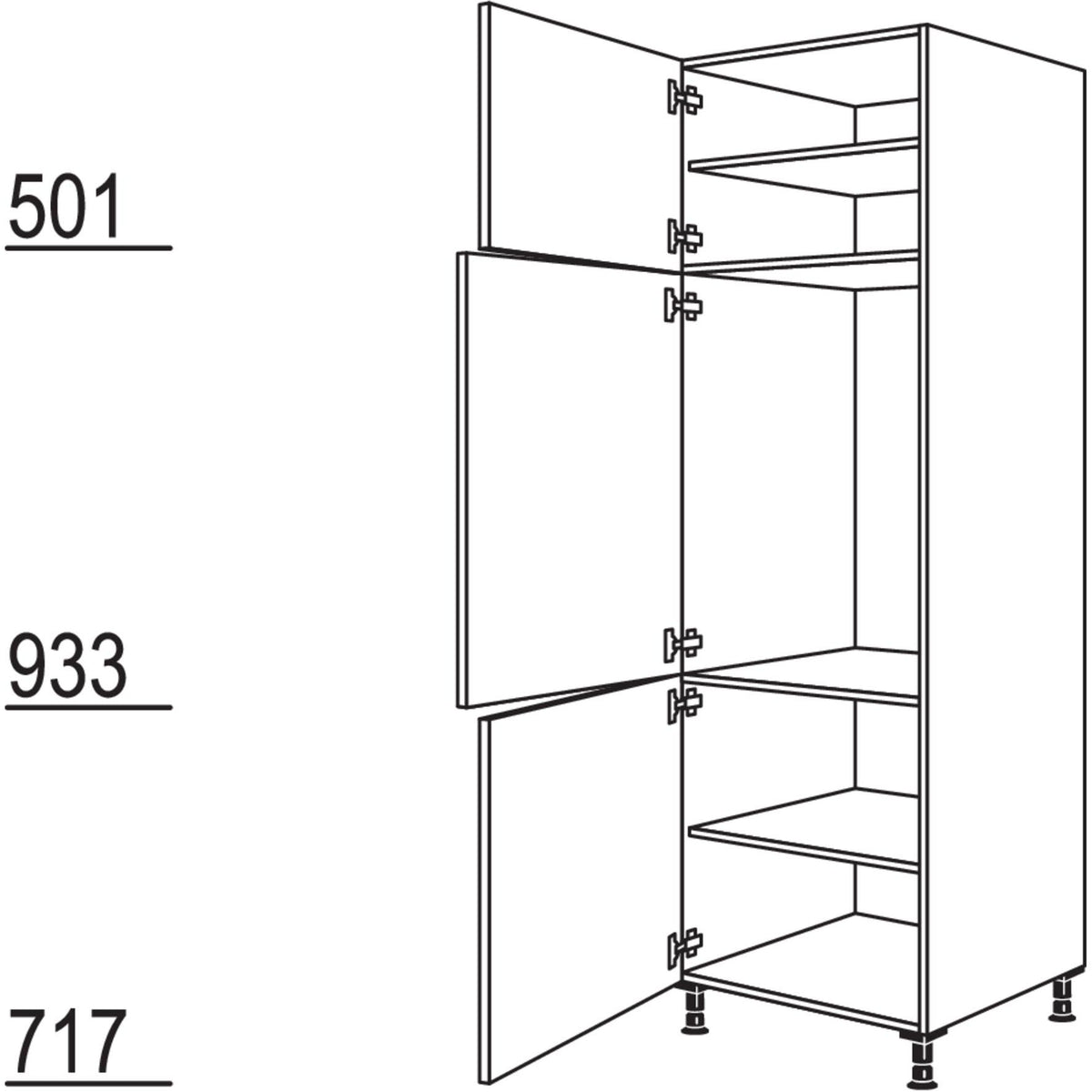 Nobilia Geraete-Umbau Kuehlautomat GD88-3 44622