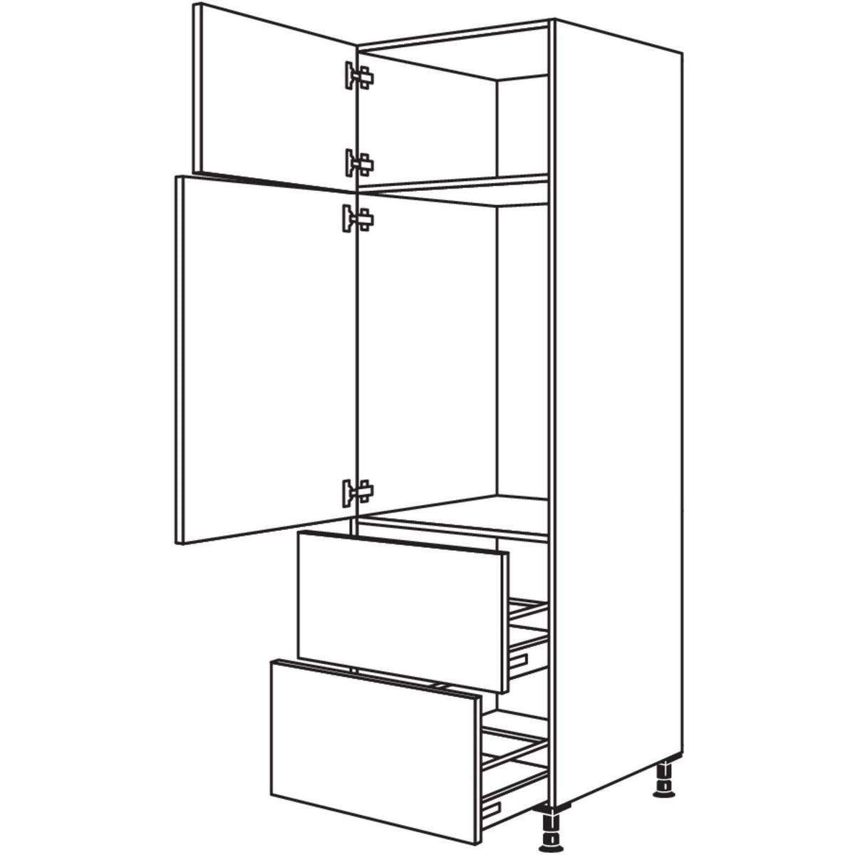 Nobilia Geraete-Umbau Kuehlautomat GD882A-2 37627