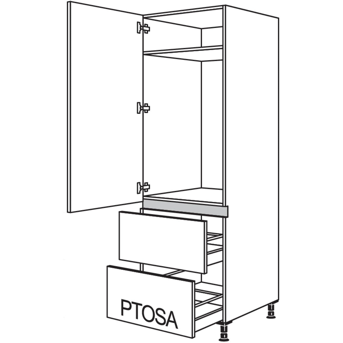 nobilia Geraete-Umbau Kuehlautomat LG1032A-1 24687