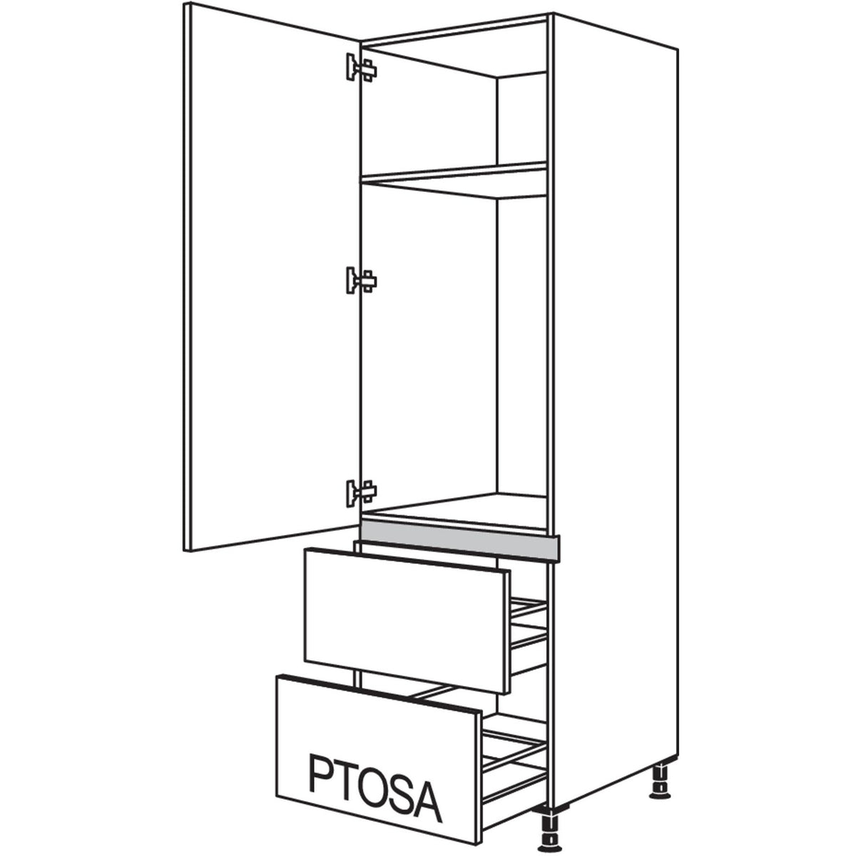 nobilia Geraete-Umbau Kuehlautomat LG1032A-3 47687