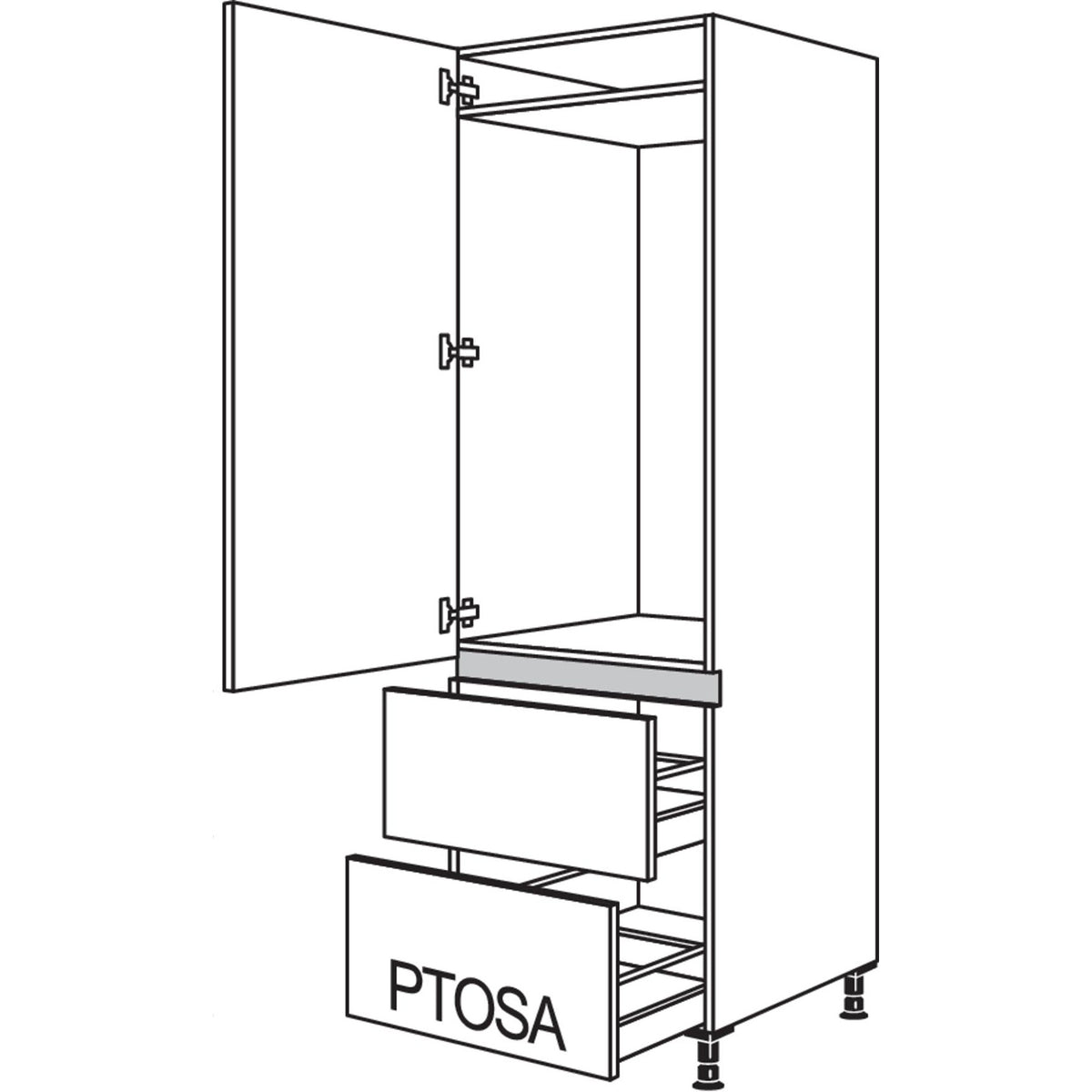 nobilia Geraete-Umbau Kuehlautomat LG1232A-2 34692