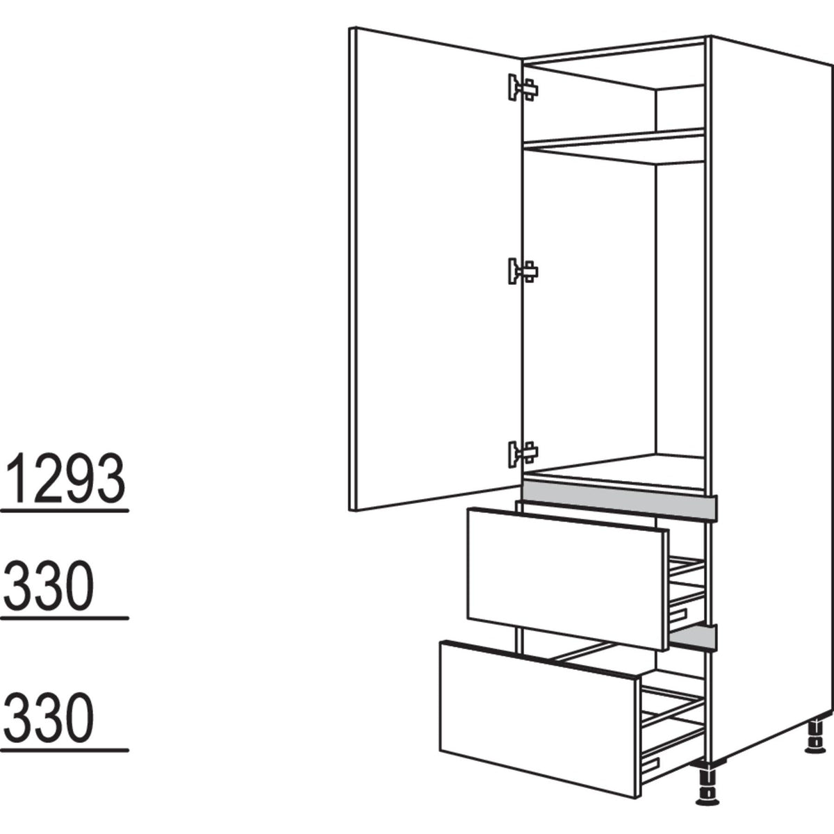 Nobilia Geraete-Umbau Kuehlautomat NG1032A-1 24685