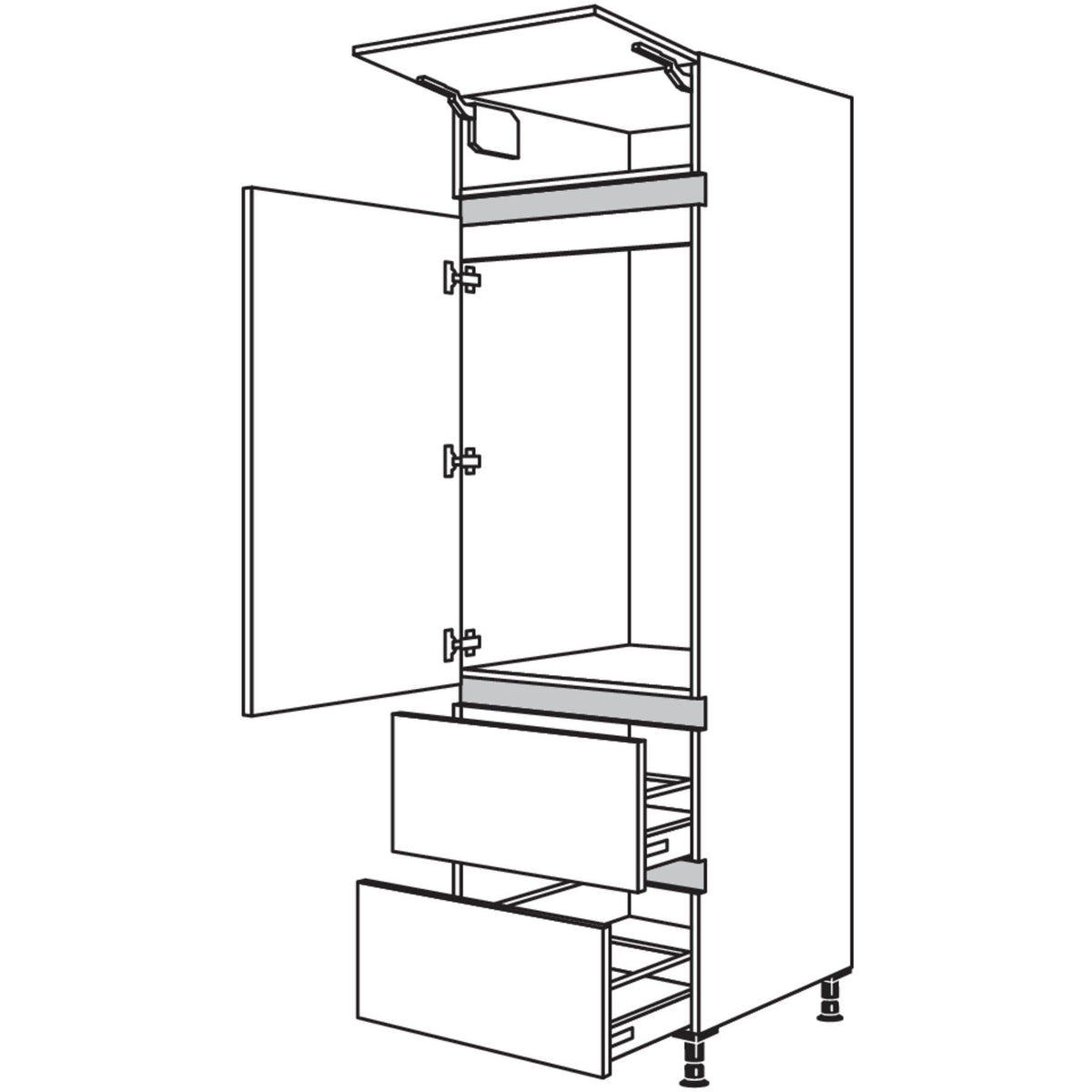 Nobilia Geraete-Umbau Kuehlautomat NG1032A-3 47685