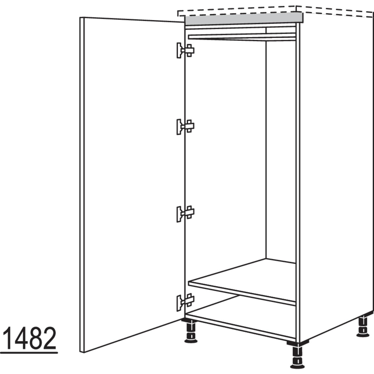 Nobilia Geraete-Umbau Kuehlautomat NG123 45456