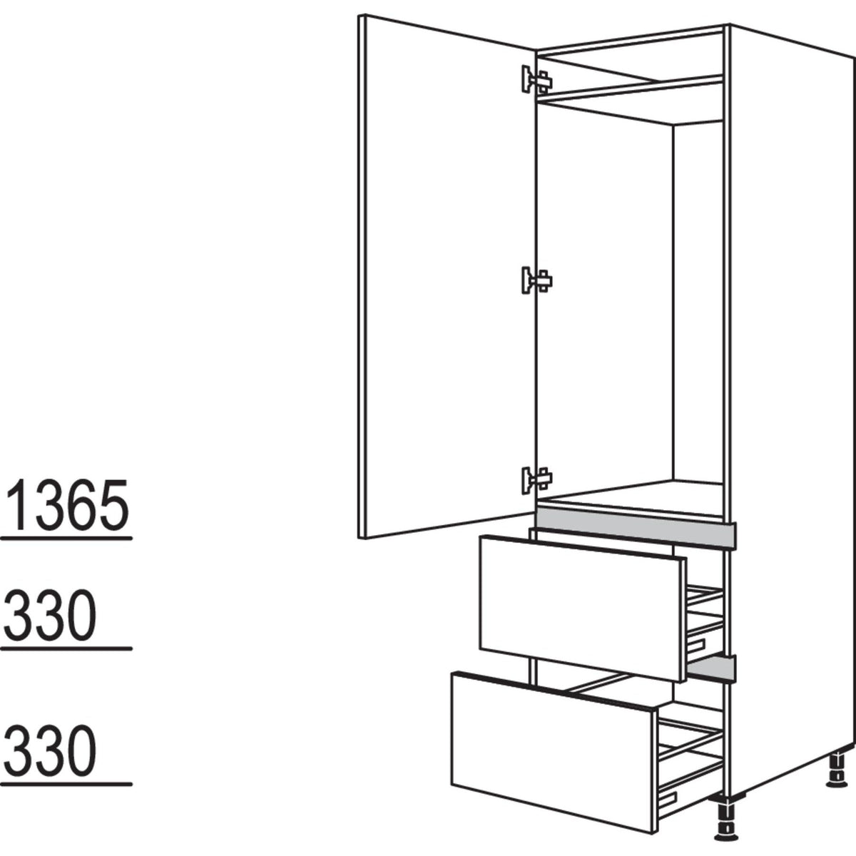 Nobilia Geraete-Umbau Kuehlautomat NG1232A-2 34689