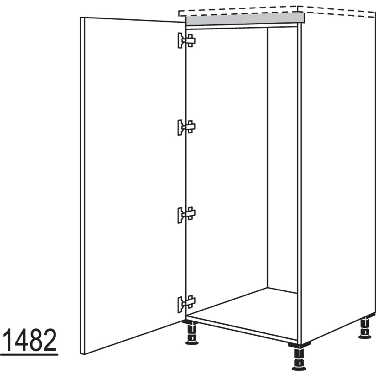 Nobilia Geraete-Umbau Kuehlautomat NG140 44466