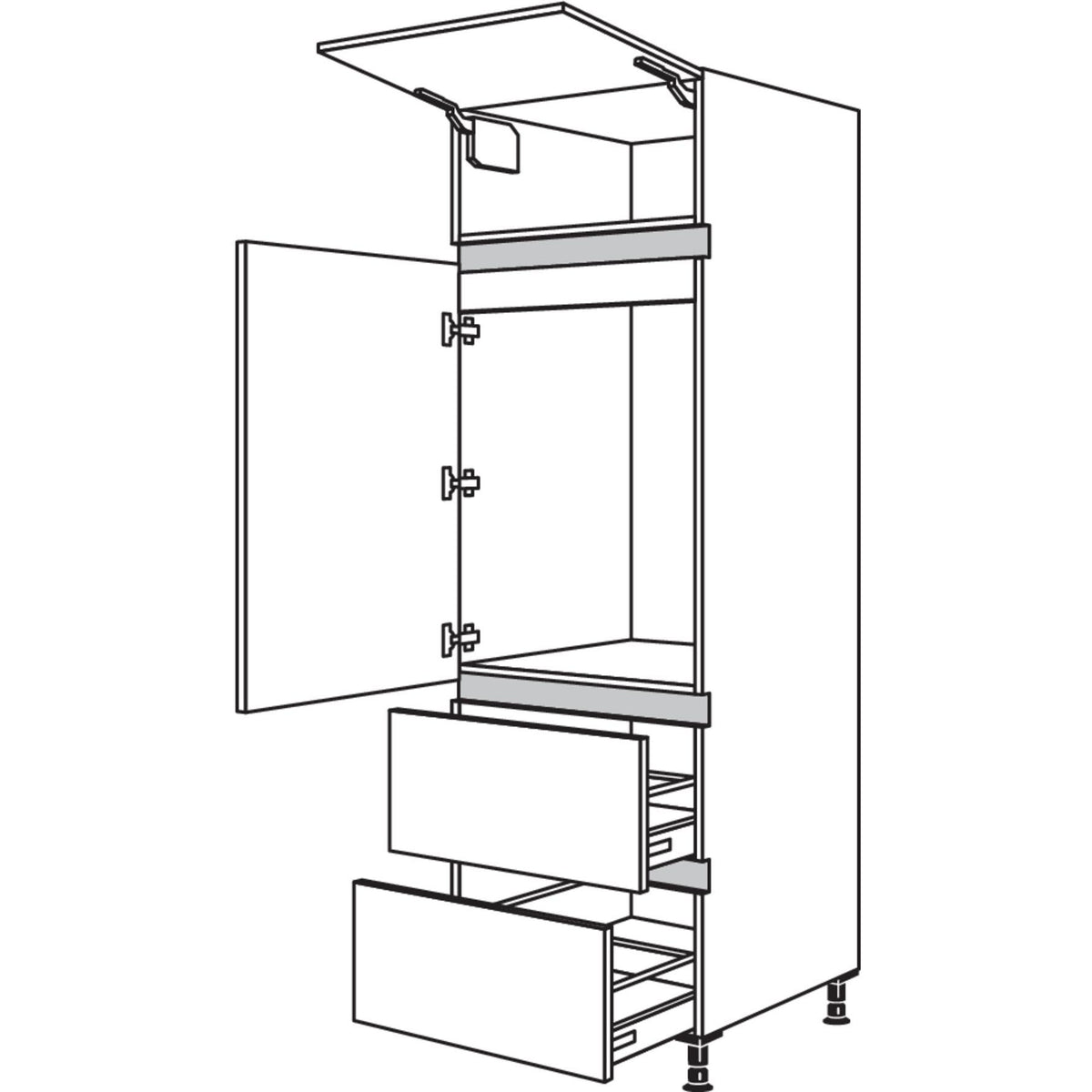 Nobilia Geraete-Umbau Kuehlautomat NG882A-2 34680