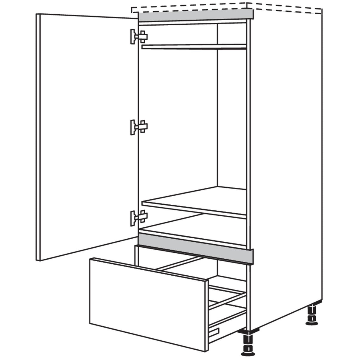 Nobilia Geraete-Umbau Kuehlautomat NG88A 44423
