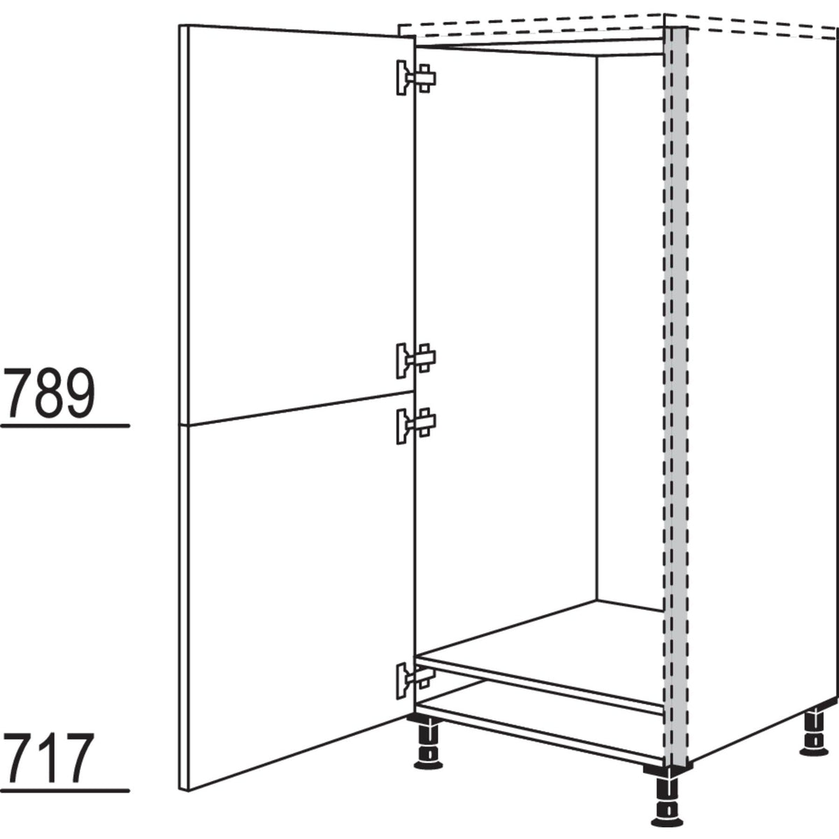 Nobilia Geraete-Umbau Kuehlautomat NGDS140 56781