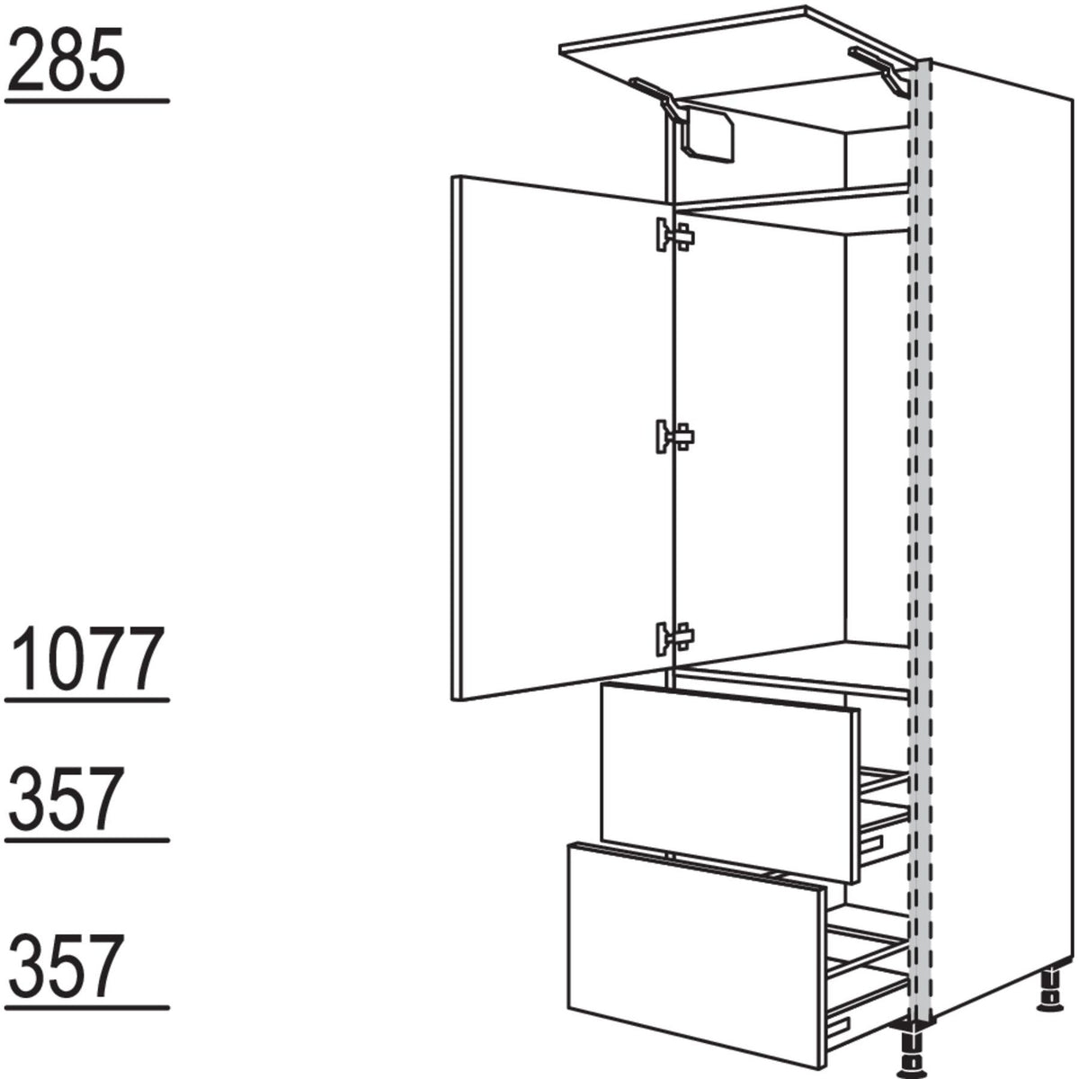 Nobilia Geraete-Umbau Kuehlautomat NGS1032A-2 34947