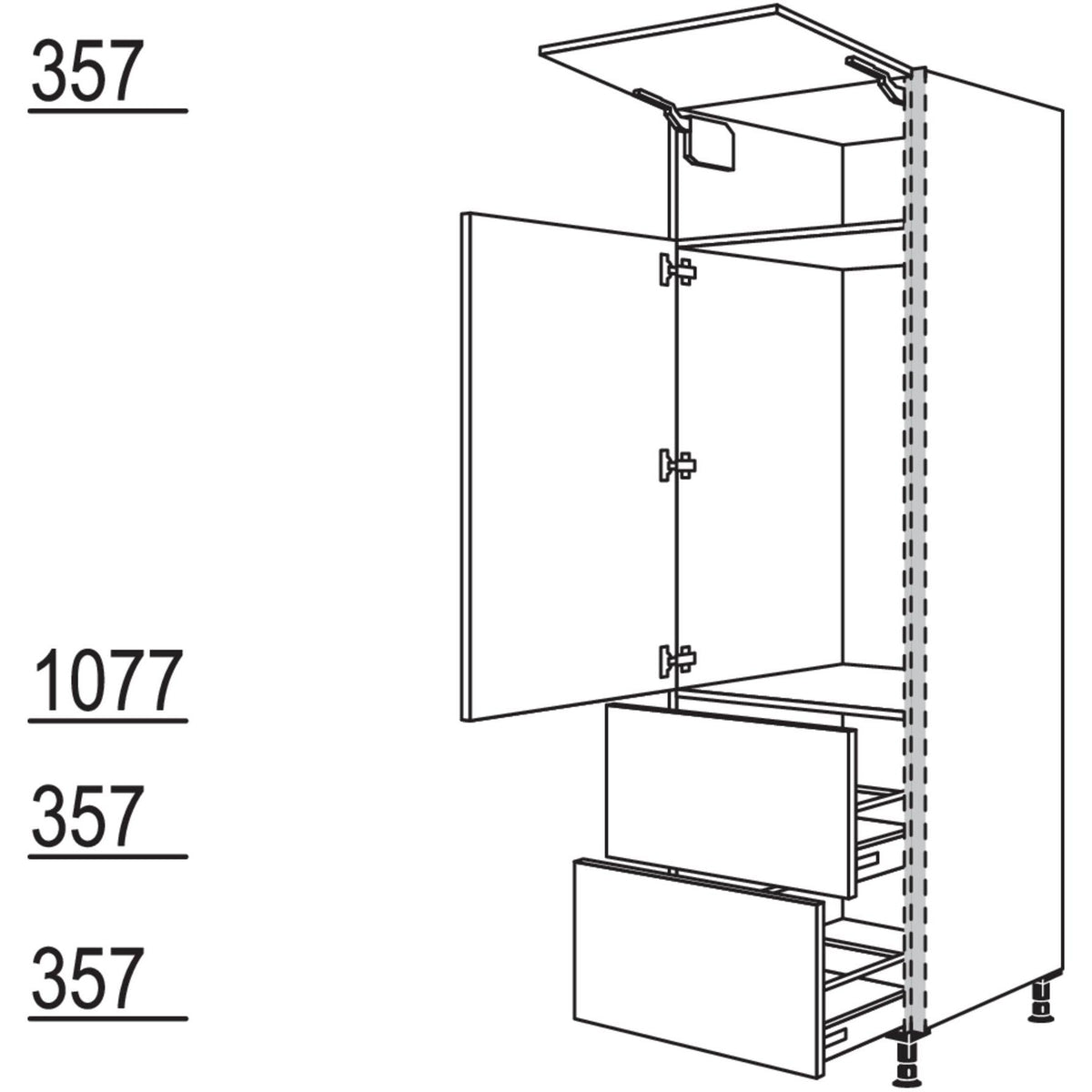 Nobilia Geräte-Umbau Kühlautomat NGS1032A-3 53947